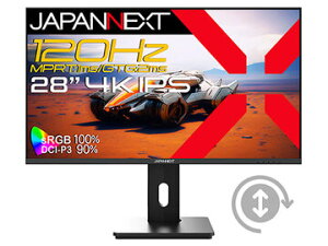 JAPANNEXT �Q�[�~���O�f�B�X�v���C 28�^/3840×2160/�u���b�N JN-28IPS120UHD-HSP