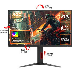 AOC Q[~OfBXvC 24.5^/1920×1080/ubN 25G4S/11