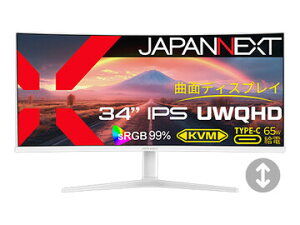 JAPANNEXT �t���f�B�X�v���C 34�^/3440×1440/�u���b�N JN-IPS34Q-HC6-W