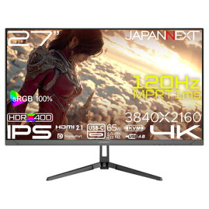 JAPANNEXT �Q�[�~���O�f�B�X�v���C 27�^/3840×2160/�u���b�N JN-i27G120U2-C6