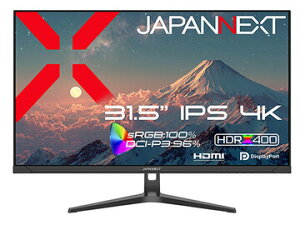 JAPANNEXT �t���f�B�X�v���C 31.5�^/3840×2160/�u���b�N JN-IPS315U