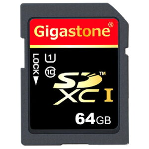Gigastone SDXC�J�[�h 64GB SDXC�K�i Class10 GJSX/64U