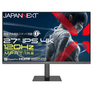JAPANNEXT �Q�[�~���O�f�B�X�v���C 27�^/3840×2160/�u���b�N JN-Ei27G120U2-HSP