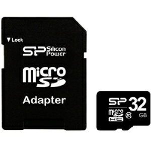 VRp[(Silicon Power) microSDHCJ[h 32GB (Class10) SDA_v^t SP032GBSTH010V10-SP