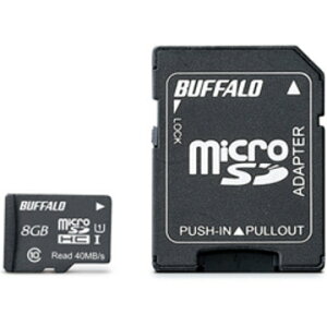 �o�b�t�@���[ UHS-I Class1 microSDHC�J�[�h 8GB RMSD-008GU1SA