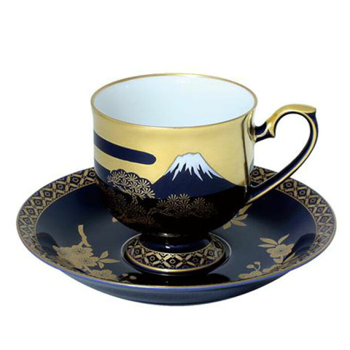 楽天市場】宮内庁御用達 香蘭社 日本製 有田焼 富士絵 コーヒーカップ  