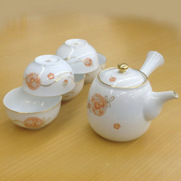 楽天市場】皇室御用達 大倉陶園 日本製 花毬 ( はなまり ) 急須茶器  