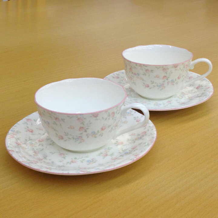 ノリタケ キューティーローズシリーズ ティーカップ＆ソーサー ケーキ 