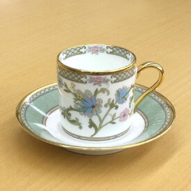 ノリタケ ( NORITAKE ) 日本製 ヨシノ コーヒーカップ＆ソーサー 125ml ( グリーン ) [ブランドロゴ入りギフトBOX] 人気 ギフト 御祝 結婚祝 出産祝 新築祝 結婚内祝 出産内祝 新築内祝 粗品 景品 記念品 歳祝