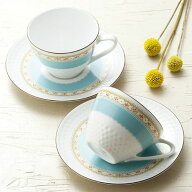 【当日発送 11時までの注文分】ノリタケ ( NORITAKE ) ハミングブルー ティー・コーヒーカップ＆ソーサー…