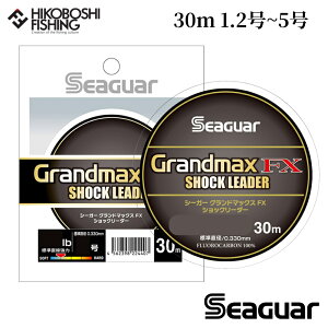 クレハ シーガー グランドマックスFX ショックリーダー 1.2号〜5号 30m KUREHA Seaguar Grandmax FX SHOCK LEADER 釣り 釣具 釣り道具 フィッシング ライン リーダー ショックリーダー フロロ フロロカーボ