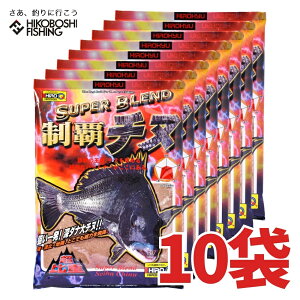 ヒロキュー チヌ 集魚材 スーパーブレンド制覇チヌ 10袋入り 1ケース 配合エサ 釣り具 フィッシング エサ 集魚剤 配合エサ 磯釣り フカセ釣り 堤防釣り チヌ クロダイ 黒鯛