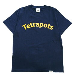 テトラポッツロゴTロゴTEEネイビーTシャツモンゴル800モンパチTetrapotsLOGOTEE/NAVY【1枚までメール便OK】釣り具フィッシングTシャツウェア半袖磯釣りルアーモンパチモンゴル800高里悟