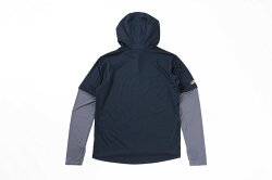 アブガルシアレイヤードフーディー2ネイビー×レッドジップ×デザートカモAbuGarciaLayeredHoodie2【メール便1枚までOK】通販フィッシング釣り具ウェアパーカー長袖重ね着ネックガード日焼け止め紫外線