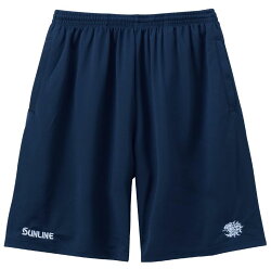 サンラインドライ獅子ハーフパンツSUW-1209CWネイビーM〜3L短パンSUNLINEDRYStretch-Half-Pants【1枚までメール便OK】通販釣り具フィッシングウェア重ね履き短パンクール夏ドライ速乾