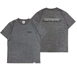 テトラポッツTシャツドライティーTPT-052グレー半袖TetrapotsDRYTEE【1枚までメール便OK】通販釣り具フィッシングTシャツウェアウエア半袖モンパチ速乾