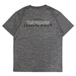 テトラポッツTシャツドライティーTPT-052グレー半袖TetrapotsDRYTEE【1枚までメール便OK】通販釣り具フィッシングTシャツウェアウエア半袖モンパチ速乾