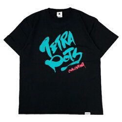 テトラポッツTシャツTPT-050ショドーTEES〜XLブラック(テトラポット)TetrapotsSHODOTEE【1枚までメール便OK】釣り具フィッシングTシャツウェアウエア半袖磯釣りフカセモンパチモンゴル800高里悟重ね