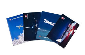 飛行機　クリアファイルセット JAL