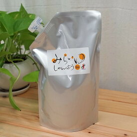 みらいゆ しゃんぷぅ 詰替 800mL クーポン併用可 スクワラン配合 アミノ酸 石けんシャンプー 弱酸性 アミノ酸 自然派 フケ かゆみ 頭皮ケア ノンシリコン 地肌 髪 環境 からだ 優しい 天然 オレンジ油 オリーブ油