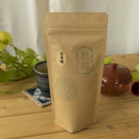 自然に育てた貴重な『在来種のお茶（煎茶）』 リーフ 100g 自然農法 無農薬 無化学肥料 在来種 希少 滋賀県産 茶楽園 緑茶 煎茶 一番茶 新芽