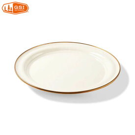 ジーエスアイ GSI キャンプ 食器 ホーロー メサ 10inch プレート クリーム GSI11876508126000