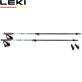 LEKI レキ トレッキングポール スピンシャークSL 550グリーン 2本組 ノルディックウォーキングポール 二段伸縮式 CARAVAN キャラバン 1300479 LEK1300479550