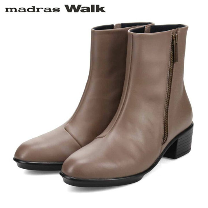 マドラスウォーク madras Walk レディース ゴアテックス ショートブーツ サイドジップ MWL1114 OAK 防水透湿 MADMWL1114OAK ハイカム 店