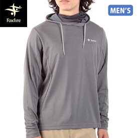 フォックスファイヤー Foxfire メンズ パーカー SCプロガイドフーディ グレー(020) 防虫 吸汗 スコーロン UVカット FOX5215504020