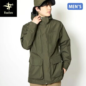 フォックスファイヤー Foxfire メンズ ゴアテックス ジャケット アウター ライダルジャケット ダークオリーブ(233) 防水透湿 アウトドア FOX5113563233