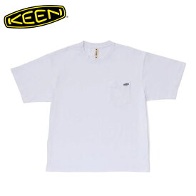 キーン KEEN ユニセックス 半袖Tシャツ オーシーアールピー ポケット ビッグ ティーOC/RP POCKET BIG TEE WHITE/BLACK KEE1028278