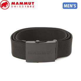 マムート メンズ ベルト 1192-00141 MAMMUT Mammut Logo Belt black MAM1192001410001