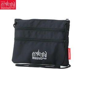 マンハッタンポーテージ Manhattan Portage サコッシュ ショルダーバッグ シンプル TRIPLE ZIP POUCH(L) Black TRIPLEZIPPOUCHLBLK