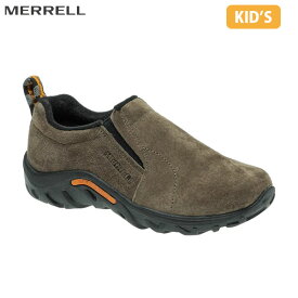 メレル MERRELL ジャングル モック キッズ ガンスモーク スリッポン シューズ レザー アウトドア J95635 MERJ95635