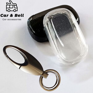 スマートキーケース ホンダ HONDA 新型 ステップワゴン ヴェゼル ZR-V N-BOX シビック アコード オデッセイ ラメ クリア キーカバー カーアンドベル KAN002326