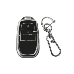 スマートキーケース トヨタ 専用設計 ノア ヴォクシー RAV4 アルファード ヴェルファイア ランドクルーザーなど キーホルダーセット キーカバー カーアンドベル KAN002501