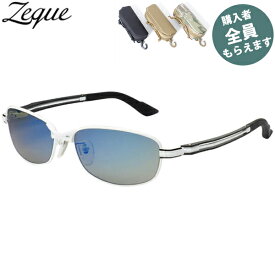 Zeque ゼクー 偏光サングラス 【眼鏡ケースプレゼント】 フェイズ57 F-2006 マットホワイト(TRUEVIEW SPORTS/BLUE MIRROR) 6カーブ 釣り ZEAL OPTICS GLE4580274176114 PRGREF2006