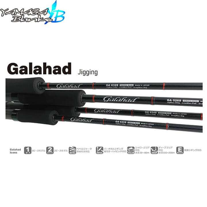楽天市場】YAMAGA Blanks ヤマガブランクス Galahad 634S Spinning 