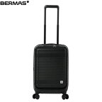 バーマス BERMAS キャリーケース スーツケース EURO CITY2 フロントオープンファスナー38L 48cm マットブラック 60295 出張 旅行 ビジネス エキスパンダブル BER6029510