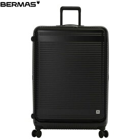 バーマス BERMAS キャリーケース スーツケース EUROCITYII フロントオープンファスナー108L 72cm マットブラック 60298 出張 旅行 ビジネス エキスパンダブル BER6029810
