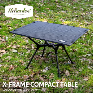 Hilander(�n�C�����_�[) X-FRAME COMPACT TABLE�y1�N�ۏ؁z �O���b�h�u���b�N HCP-015