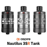 Aspire Nautilus 3SR Tank アトマイザー 24mm 510 コイル 1.8Ω 0.3Ω コイル付き クリアロ クリアロマイ…
