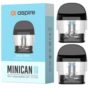 Aspire Minican Minican + Minican 2 ݊ pPOD J[gbW pod 2 AXpCA ~jJ vX plus ~jJ2 1.2 1.0 0.8 3ml p |bh \ dq^oR VAPE xCv POD^ bV mesh coil
