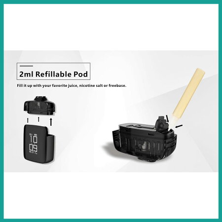 UWELLAmuletPodSystem(ユーウェルアミュレットポッドシステム)電子タバコスターターキット本体正規品バッテリー内蔵【VAPE】【Hilax】