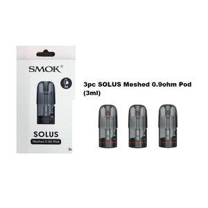 Solus Meshed 0.9ohm Pod(3��/�Z�b�g) �J�[�g���b�W3���� �\�� �����p�|�b�h
