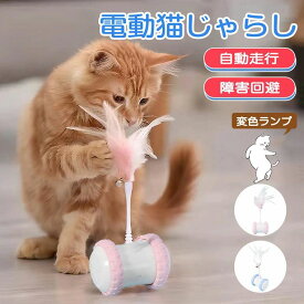 猫 おもちゃ 猫じゃらし 羽 一人遊び 自動回転 電動 猫 おもちゃ 一人遊び 鈴付羽棒 ねこ キャットトイ キャットおもちゃ 電動猫玩具 羽のおもちゃ 運動不足解消 ストレス解消 LEDライト付 取り外せる ねこ おもちゃ 室内 360度自転ボール