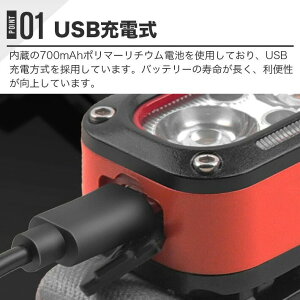 52g �[�d�� 5���[�h���� �y�� LED �w�b�h���C�g 400���[���� SOS�@�\ ���FLED �[�d iPX67�h�� TYPE-C �i����XPG �d�r�C���W�P�[