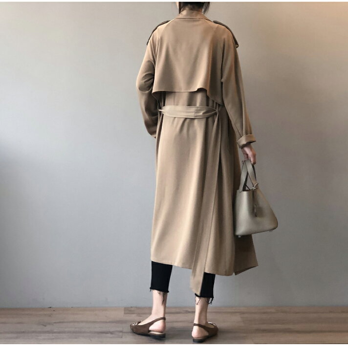 日本製★オーバーコート 外套 薄手 ロングジャケット 羽織り カジュアル