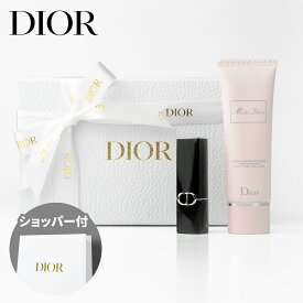 【国内正規品・ラッピング済】DIOR ディオール ハンド クリーム & リップバーム ギフトセット ミス ディオール ハンド クリーム ルージュ ディオール #000 化粧品 コスメ デパコス 母の日 記念日 誕生日 クリスマス ホワイトデー お返し プレゼント ギフト 純正ショッパー付
