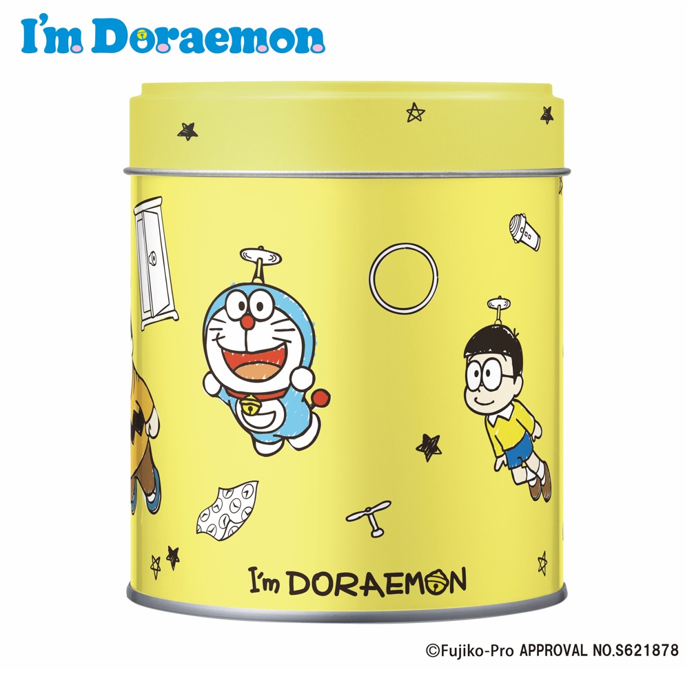 大好評のI'm DoraemonのNewデザインが登場 I'm 期間限定特価品 Doraemonポップコーン缶 ヒルバレーミックス ドラえもん お得な情報満載 2022年新作 ヒルバレー キャラメル ポップコーン チーズ
